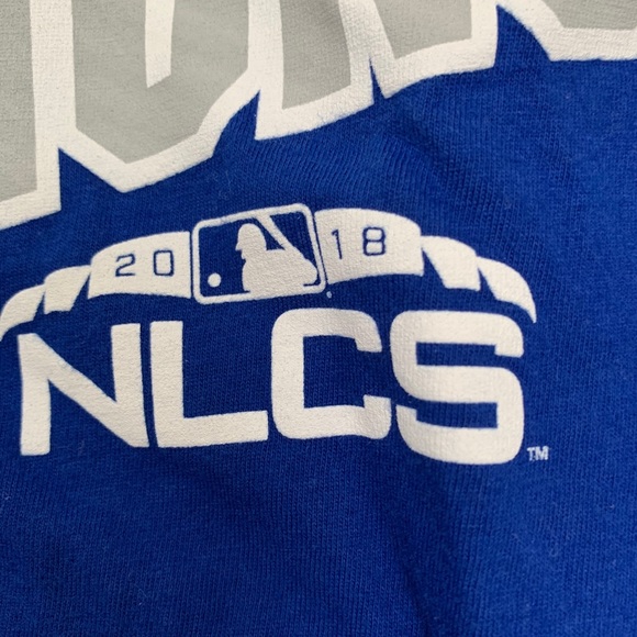 Los Angeles Dodgers Majestic kids tshirt size L - Picture 3 of 6